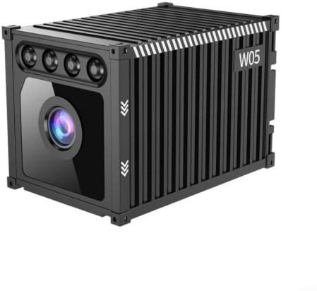 Risveglio ABS 4K Wireless für Mini-Kamera, 130° Weitwinkel-Bewegungserkennung für Nachtsicht für Home Office Baby Pet Monitor (schwarz)