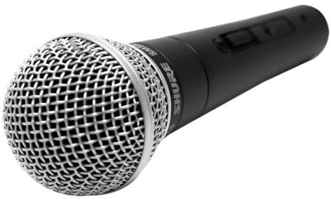 Shure SM58 Studio Microphone with Black Wire Microphones (Studio Microphone, 50-15000 Hz, Cardioid, Wired, 1 Piece, Black)
