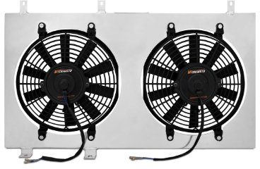 Mishimoto MMFS-3KGT-91 Aluminium Fan Shroud Kit Compatible With Mitsubishi 3000GT 1991-1999 Silver
