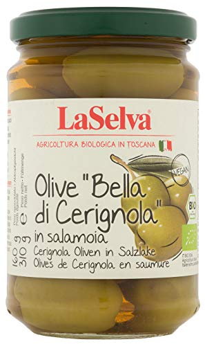LaSelva große grüne Oliven Bella di Cerignola 310 g