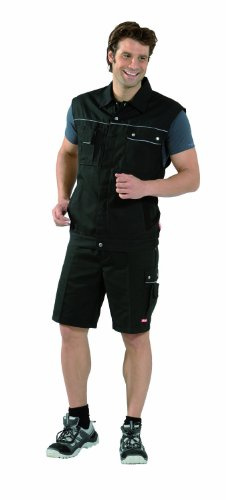 PLANAM Shorts Canvas - mit Oberschenkeltasche - schwarz - Größe: XXL