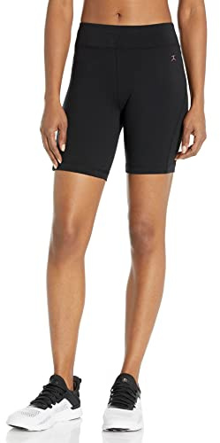 Danskin Women's Essentials Seven Inch Bike Short, Black, Medium