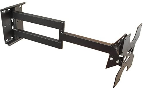 Drall Support TV Mural Universel - inclinable pivotant Extensible jusqu'à 65 cm - pour 16-52 Pouces LCD LED OLED TV - jusqu'à 45 kg - VESA 75 100 200 Modèle: L20