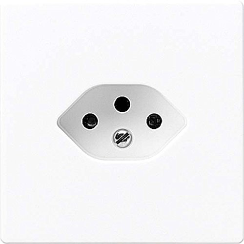 Jung LS1520-13SEVWW Schweizer Norm (SEV) Steckdose 1-Fach, Typ 13 tief