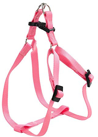 Ferplast Dog Harness Large Size EASY L, Adjustable Dog Harness, Easy to Wear, 54-78 cm. Rose