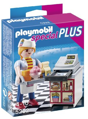 PLAYMOBIL 5292 Serviererin mit Kasse