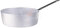 Pentole Agnelli pcmx0520 Casserole Haute en Aluminium avec Manche, INOX, 20 cm