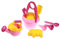 Lena 5421 - Sandset Mädchen I, 10-tlg. Pink, Rosa, Gelb