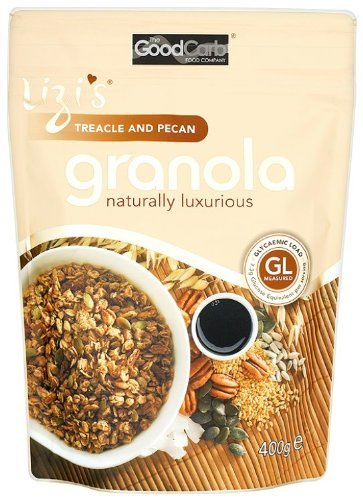 Lizi's Granola Treacle and Pecan Breakfast Cereal 400G (Pack of 8)