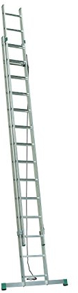 Alu Seilzugleiter 2 tlg. (2x14 Sprossen)