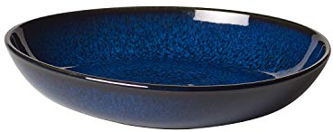 Like by Villeroy & Boch 1042613810 Cuenco plano, Azul, 22 x 21 x 4.2 cm