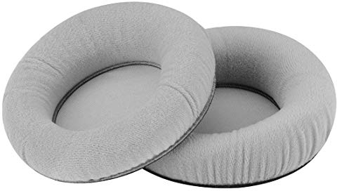 Geekria Replacement Ear Pads Compatible with AKG K701, K702, Q701, Q702, K601, K612, K712 Headphones Ear Cushions, Headset Earpads, Ear Cups Repair Parts (Grey Velour)