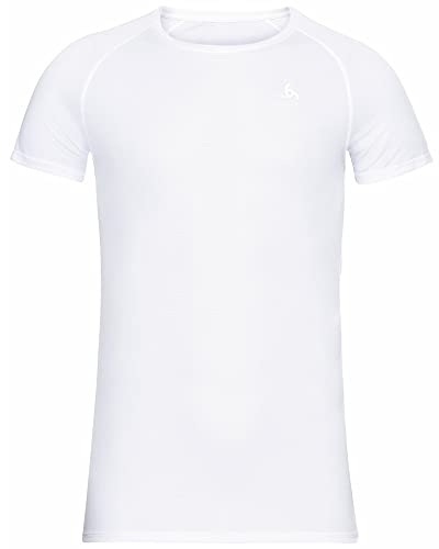 Odlo Damen Active F-dry Light Funktionsunterwäsche Kurzarm Shirt, Weiß, M EU