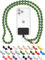 DROPLETSY Holzperlen Handykette universal, handgefertigt, Schlüsselband, Kette, Necklace zum Umhängen - kompatibel mit Allen Smartphones: Apple iPhone, Samsung Galaxy (ohne Hülle, Palm)