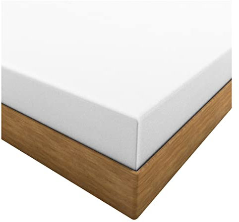 HOME ACE White Easy Iron Percale 4FT Small Double Fitted Sheet Small Double Sheets Polycotton Fitted Sheet caught, 100% Poly Cotton 4FT Fitted Bed Sheets, Small Double Bed Sheets