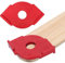 Radius Jig Router Templates, Aluminium Alloy Rounded Corner Template for Woodworking, Hand‑Held Edge Trimmer Engraving Machine Fillet Tools R35‑R40