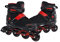 Kids Globe 720514 Street Rider Inlineskates Pro (Inliner schwarz, Größenverstellbar 28-32, abec9 Carbon Kugellager, Rollerblades für Kinder), Größe