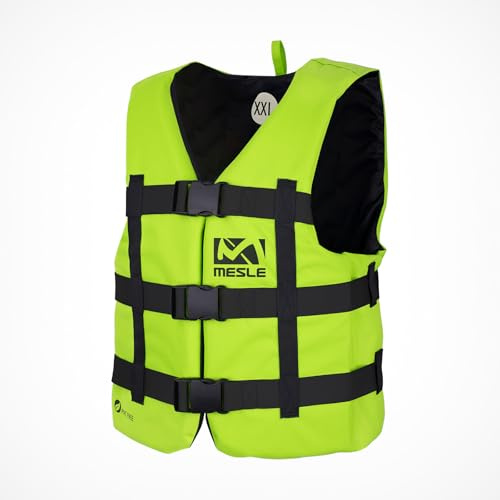 MESLE Schwimmweste Erwachsene Rental H600, Robuste Schwimmhilfe für Kommerziellen Verleih, Herren & Damen, 50N Auftriebsweste Sup, Kajak, Prallschutzweste Wakeboard, Wasserski, Jetski