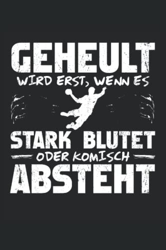 Handball Notizbuch Lustiger Spruch Für Handballer: Notizbuch für Handballer | Geschenkidee für Handballspieler | Handballtrainer | 120 karierte Seiten 6x9 Zoll