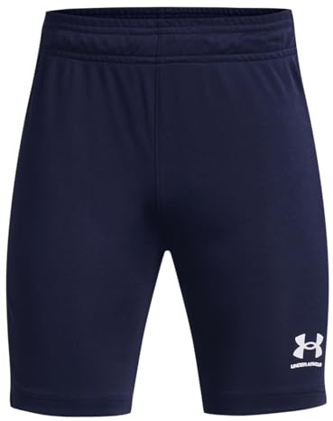 Under Armour Jungen schnelltrocknende, schweißableitende Jungen Sport Shorts mit 4-Way-Stretch, lockere, Kurze Sporthose für Sportunterricht, Fußballtraining und mehr Y Ch. Core Short