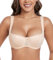 DotVol Women's Lightly Padded Balconette Bra Lace Demi Balcony Push Up Underwired Bralette(Beige#1,38DD)