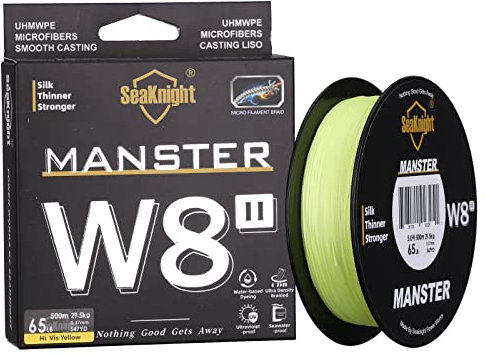 SeaKnight W8 II 8 Fili Lenza da trecciato X9 9 fili 150M/300M/500M Filo da Pesca alla Carpa Acqua salata 15-100LB