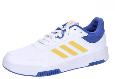 adidas Mixte Enfant Tensaur Sport Training Lace Shoes Chaussures de Course, Cloud White Spark Team Bleu Roi, 3.5 UK Child