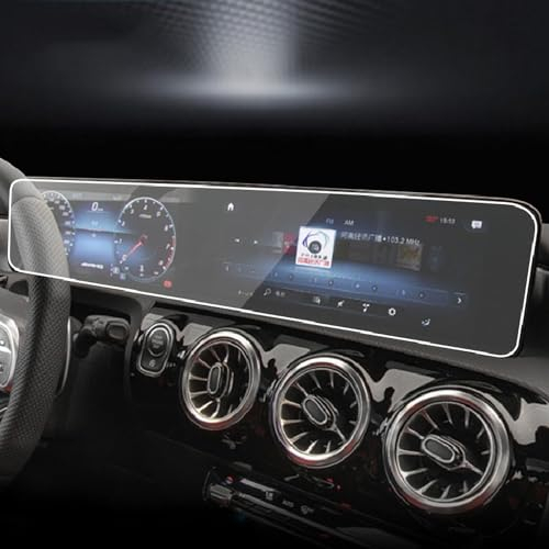 JCAKES Auto-GPS-Navigation Schutzfolie LCD-Bildschirm TPU-Folie Displayschutzfolie transparent Anti-Kratz-Folie, für Mercedes Benz AMG CLA 2020-2022