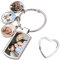 Schlüsselgeschenke Personalisierter Foto-Schlüsselanhänger, inklusive Geschenkverpackung und Schlüsselring, Individuelles Bild für Paare, Jubiläum, Valentinstag, Erinnerungsstück