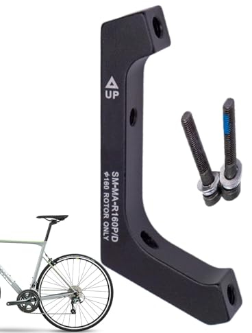 Flachmontage-zu-Post-Mount-Adapter, Scheibenbremsen-Montagehalterung - Fahrrad-Flachmontage-zu-Post-Mount-Adapter - Rennrad-Bremssattel-Adapter, benutzerfreundlicher Adapter für 140 mm/160 mm