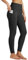 WILLIT Damen Fleece Leggings gefütterte High Waisted Winter Warme Hose Thermo Sportleggins Yoga Laufhosen mit Taschen Schwarz M