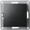 Interruttore a croce | FLAIR | Interruttore luce da incasso 10A 250V interruttore on off, interruttore basculante connessione morsetti a vite, nero opaco