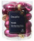 Christbaumschmuck Herzen Glas 4cm x 12 Stück - Glasherzen Christbaumkugeln Weihnachtskugeln Weihnachten - Weihnachtsbaumschmuck Beere - Granatapfel