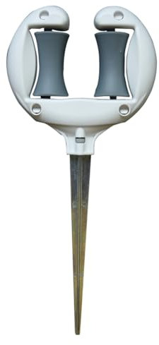 Huudngeje Soft Water Pipe Positioning Stand Garden Hose Guide Nail Labor-Saving Garden Hose Guide Smooth Roller Pointed