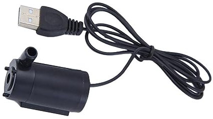 BUGUUYO Pompe Submersible USB Mini Pompe à Eau Silencieuse pour Aquarium Fontaine Et Hydroponie Type Horizontal Noir