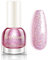 Pink Glitter Nail Polish - Shimmering Sparkly Purple Pink Nail Varnish - Quick Dry Nail Polish - High Glossy Long Lasting Nail Art No Need UV DIY Nail Art