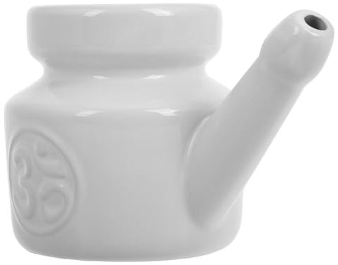 Healvian Keramik-nasenspülflasche Für Erwachsene Nasennebenhöhlenreiniger Nasenspülung Hand-nasenspülflasche Nasendusche Nasenspülreiniger Gesundheitswerkzeug