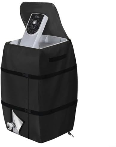 Hot Cover für Lazy Spa Hot Spa Heizungspumpenabdeckung, Hot Spa Heizungspumpenabdeckung, aufblasbare Spa-Pumpenabdeckung entwickelt für effektiven Schutz bei jedem Wetter (schwarz)