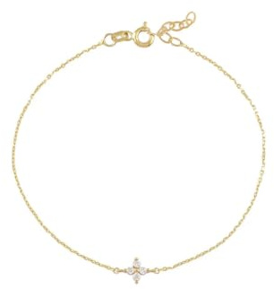 SuzanGold® Stellaria Armband Damen Gold | Goldschmuck Damen für Alltag & besondere Anlässe | 375 Echtgold Armkette mit Zirkonia Stern Anhänger | Handgefertigtes Design | Hypoallergen & wasserfest