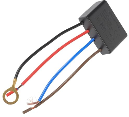 Veemoon Touch Sensor Table Lamp Dimmer Replacement Module Control Dimming for Incandescent Lamps Up to Easy DIY LED Desk Light Switch with Sleek Design and Seamless Touch Operation