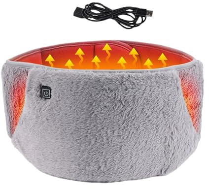 Heated Waist Belt – 3-Level Electric Abdominal Pad, Thermal Therapys Strap, Warmth Relief Device | Muscle Relaxation Equipment, Personal Care Accessory, Heat Source for Stomach Menstrual Cramps