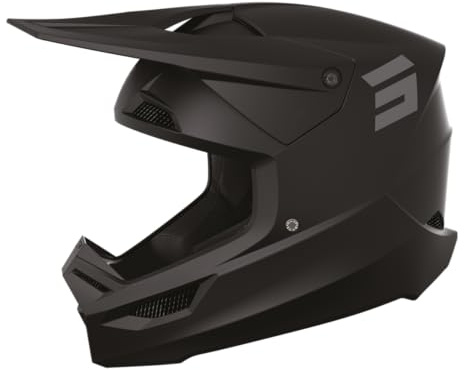 Shot Race Gear Furious Motocross Helm ECE 22.06 Zertifiziert - Cross Helm mit SRS verstärkte Schale - 16 Belüftungslöcher für EIN effektives Belüftungssystem - Abnehmbare Polsterung, waschbar