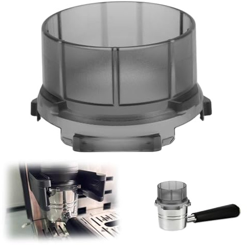 Portafilter Funnel for Ninja Luxe Cafe Premier Series ES601, Plastic Anti-Splash Portable Espresso Coffee Dosing Funnel Compatible with ES501/ ES601/ ES655CO/ ES501C/ ES601C/ ES655CCO Accessories