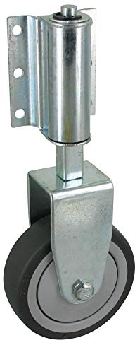 Apparaterollen Leiterrolle Ø75mm TPE Gummi Anschraubplatte