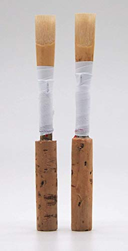 2 x Soundman SOR-700 Rohre für Oboe - 2 Oboenrohre, vom Profi handbearbeitet (Stärke: Medium)