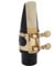 SOULONG Saxophonmundstück, Tenorsaxophon, ABS-Mundstück-Set mit Kappe, Metallschnalle, Schilfrohrpolster, Musikinstrumente
