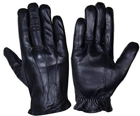 Handschuhe aus echtem Leder, reines Leder Mode Handschuhe, Lammleder Handschuhe, Motorradhandschuhe (X-Large, Schwarz)