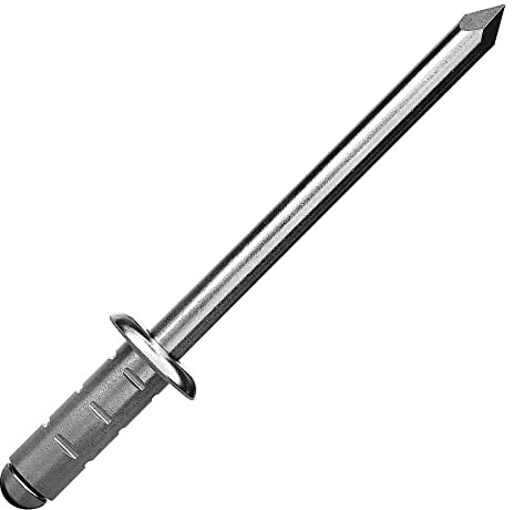 GESIPA | PolyGrip® Blindnieten/Mehrbereichsblindnieten | Alu/Stahl verz. | Flachrundkopf | für Materialstärke: 6,5-13,0 mm | Popnieten | Hohlnieten | 4,8 x 17 mm, 50 Stück