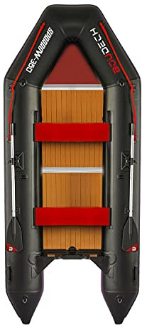 BOUDECH Sparrow 360 - Gommone 360X150Cm con 4 Camere d'Aria E Pavimento in Legno Sintetico