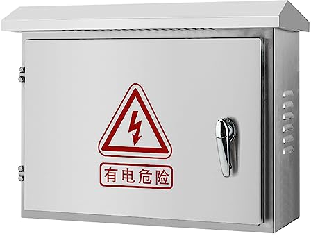 Wasserdichter Elektrokasten Aus Edelstahl Für Den Außenbereich, Anschlusskasten, Wandmontierte Projektkästen Für Elektronik Mit Abnehmbarer Bodenplatte, Wetterfest